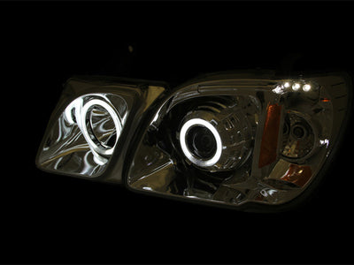 Anzo 1998-2007 Lexus Lx470 Projector Headlights w/ Halo Black (CCFL)