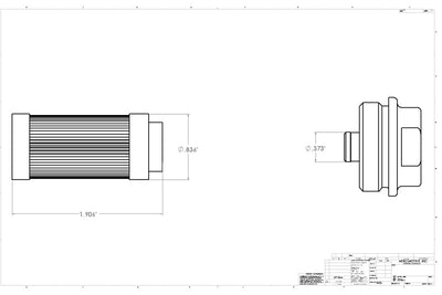 Aeromotive SS Series 40-Micron Fuel Filter
