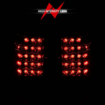 Anzo 1999-2007 Chevrolet Silverado 1500 LED Taillights Red/Clear
