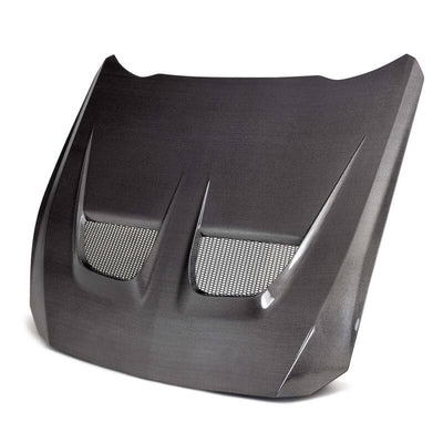 Anderson Composites 2024 Ford Mustang Type-GTD Double Sided Carbon Fiber Hood AC-HD24FDMU-GTD-DS