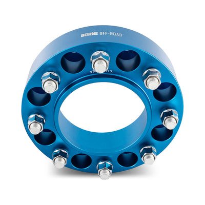 Borne Off-Road Wheel Spacers - 8X170 - 125 - 50mm - M14 - Blue BNWS-002-500BL