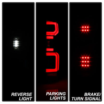 Spyder Chevy Silverado 19-20 LED Tail Light Black ALT-YD-CS19HAL-BK 5087256