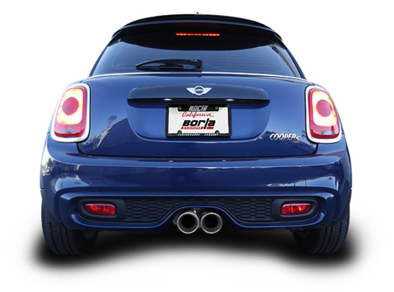 Borla 14-15 Mini Cooper S F56 2.0L Turbo AT/MT FWD 2DR 2.5in S-Type Rear Section Exhaust 4in Tips 11915
