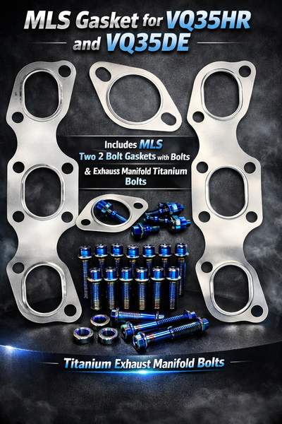 SPDZ1 Heavy Duty MLS Exhaust Manifold Gasket & Titanium Bolt Kit – VQ35HR / VQ35DE