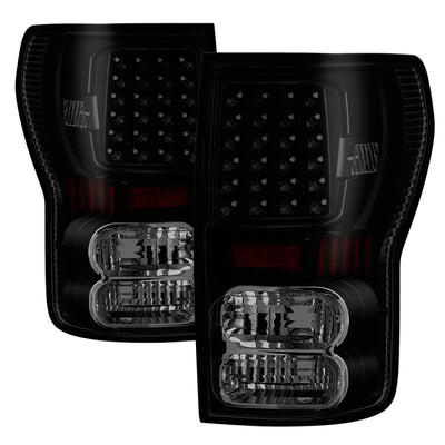 SPYDER Xtune Toyota Tundra 07-13 LED Tail Lights Black Smoke ALT-ON-TTU07-LED-BSM 5081186
