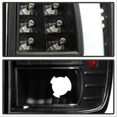 SPYDER xTune Ford F150 Styleside 97-03 Light Bar LED Tail Lights - Black ALT-ON-FF15097-LBLED-BK 5082084