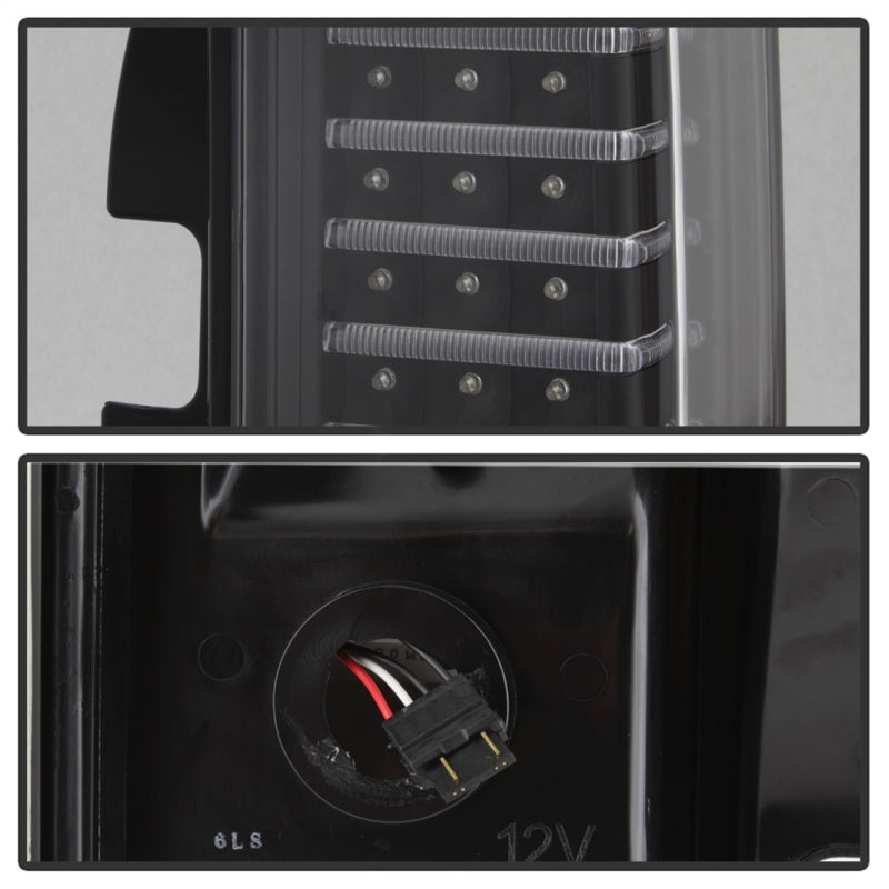 xTune Hummer H3 06-09 ( Non H3T ) LED Tail Lights Black ALT-ON-HH306-LED-BK