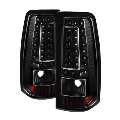 SPYDER Xtune Chevy Silverado 1500/2500/3500 99-02 Version 2 LED Tail Lights Black ALT-ON-CS99-G2-LED-BK 5081223