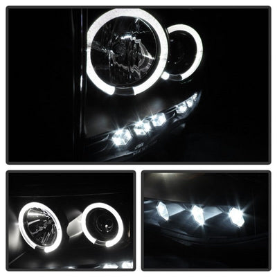 Spyder Dodge Ram 1500 02-05/Ram 2500 03-05 Projector Headlights LED Halo LED Blk PRO-YD-DR02-HL-BK 5009975