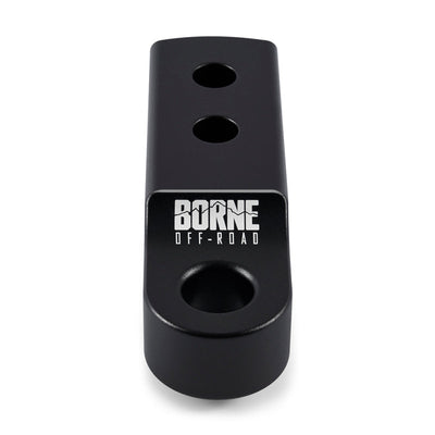 Borne Off-Road CNC Hitch Receiver Shackle 2in Black BNHR-2-BK