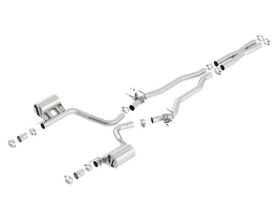 Borla 2015 Dodge Challenger SRT/392 Hemi 6.4L V8 ATAK Catback Exhaust w/ Valves Factory Bezel 140641