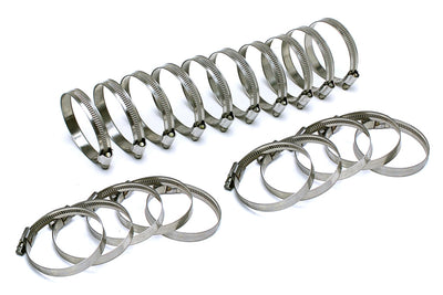 HPS Performance Stainless Steel Embossed Hose Clamps