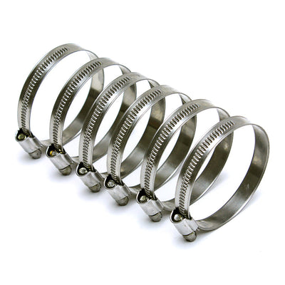HPS Performance Stainless Steel Embossed Hose Clamps