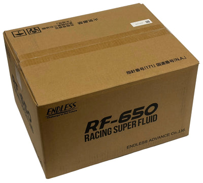 Endless RF‑650 Racing Brake Fluid 500 mL - 613°F Dry Boiling Point, Motorsport Grade RF650