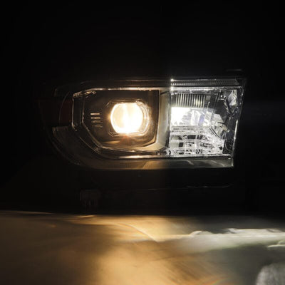 AlphaRex 07-13 Toyota Tundra / 08-17 Sequoia LUXX LED Proj HL Chrome w/Actv Light / Seq. Sig + DRL 880824 *Discontinued