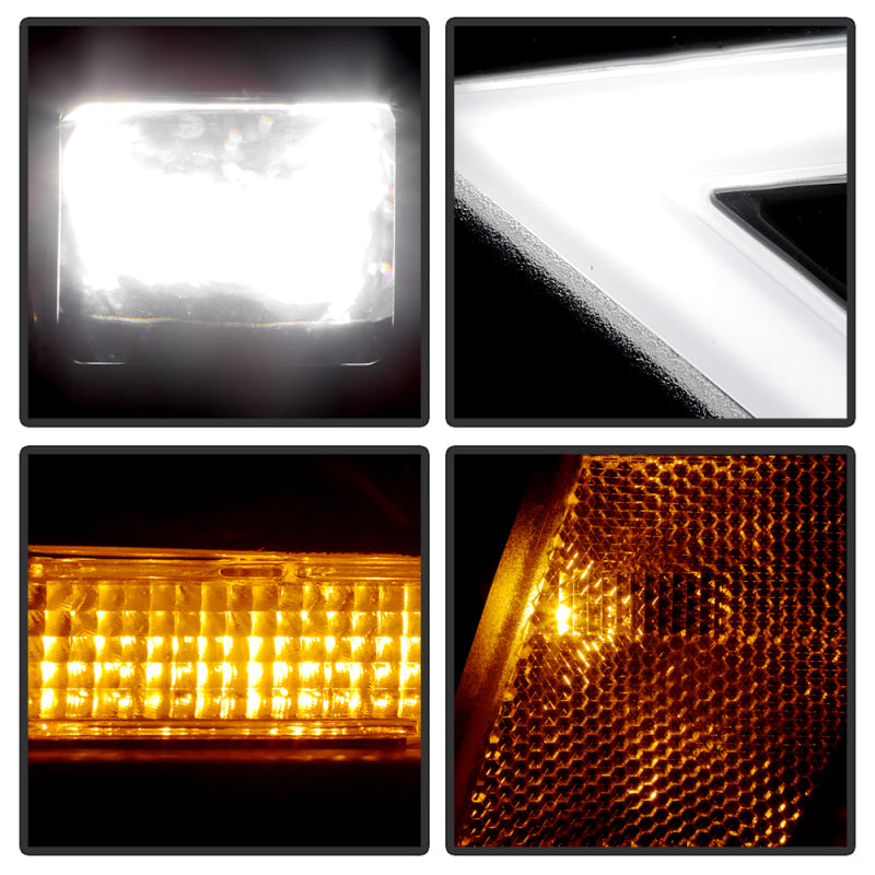 SPYDER Apex 14-20 Toyota 4Runner High-Power LED Module Headlights - Black (PRO-YD-T4R14AP-SEQ-BK) 5088697