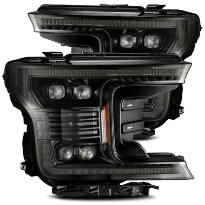 AlphaRex 18-20 Ford F150 NOVA-Series LED Projector Headlights Alpha-Black