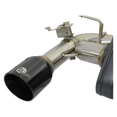 aFe MACHForce XP Exhausts Axle-Back 12-15 BMW 335i 3.0T (SS w/Black Tips)