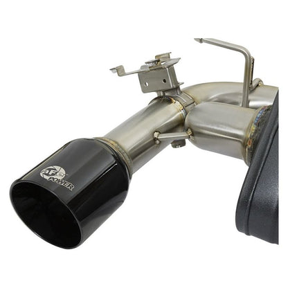 aFe MACHForce XP Exhausts Axle-Back 12-15 BMW 335i 3.0T (SS w/Black Tips)