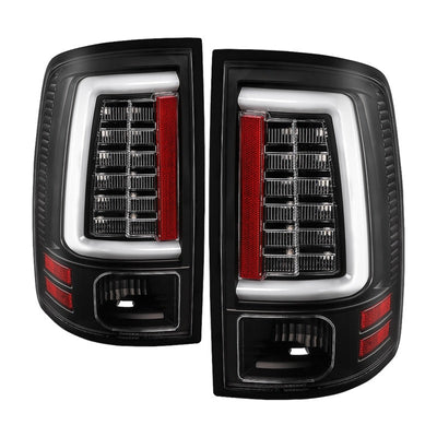 Spyder Dodge Ram 2013-2014 Light Bar LED Tail Lights - All Black ALT-YD-DRAM13V2-LED-BKV2 5085931