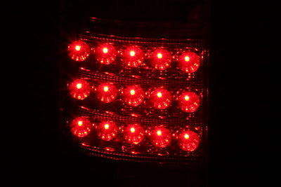 Anzo 1991-1997 Toyota Land Cruiser Fj LED Taillights Red/Clear