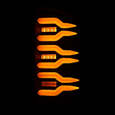 AlphaRex 02-06 Dodge Ram 1500/03-06 Dodge Ram 2500+3500 Luxx-Series LED Tail Lights (Pair) Black 641010 *Discontinued