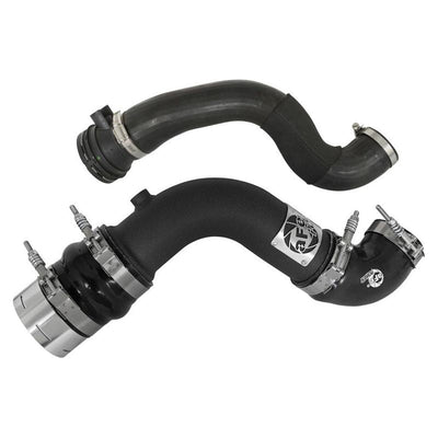 aFe Bladerunner 3in Hot and Cold Side Black Intercooler Tubes 2017 Ford Diesel Trucks V8 6.7L (td)