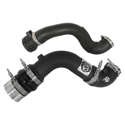 aFe Bladerunner 3in Hot and Cold Side Black Intercooler Tubes 2017 Ford Diesel Trucks V8 6.7L (td)