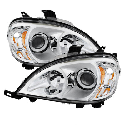 SPYDER Xtune Mercedes Benz W163 Ml-Class 98-01 ProjectOEr Headlights Chrome PRO-JH-MBW16398-C 9028205
