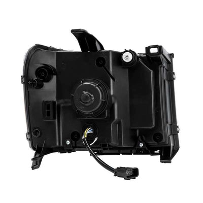 AlphaRex 07-13 GMC Sierra NOVA-Series LED Projector Headlights Black
