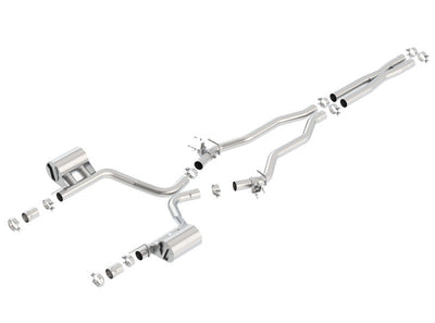 Borla 15-16 Dodge Charger SRT 392 6.4L No Tip Single Split Rear Exit ATAK w/ Valves Exhaust 140672