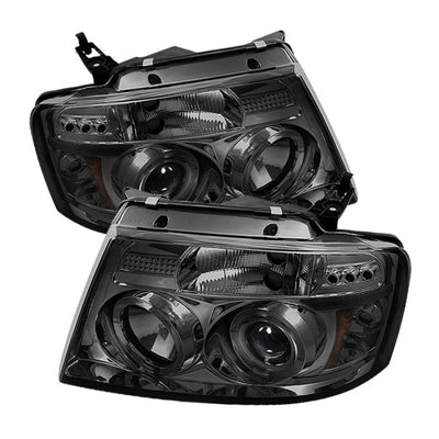 Spyder Ford F150 04-08 Projector Headlights Version 2 LED Halo LED Smke PRO-YD-FF15004-HL-G2-SM 5010223