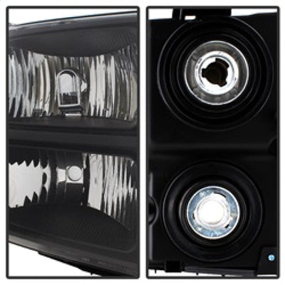 xTune GMC Sierra 07-13 Crystal Headlights Black HD-JH-GSIE07-AM-BK