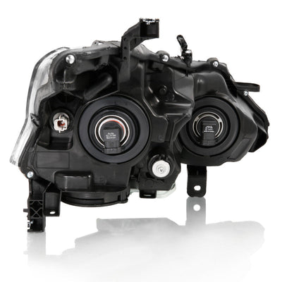 ANZO 2013-2015 Nissan Altima Projector Headlight Black Amber 121549