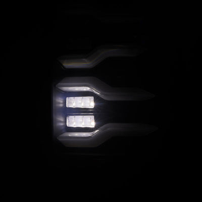 AlphaRex 09-18 Dodge Ram Luxx-Series LED Tail Lights Alpha-Black w/ Activation Light & Seq. Signal 640003 *Discontinued