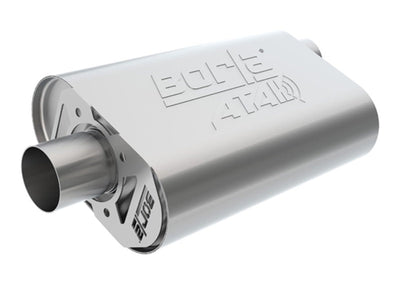 Borla CrateMuffler SBF 289/302 2.5 inch Offset/Center 14in x 4.35in x 9in Oval Muffler 400832