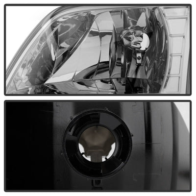 SPYDER Xtune Ford F150 97-03 Crystal Headlights w/ Clear LED Corners Smoke HD-ON-FF15097-LED-SET-SM 5014801
