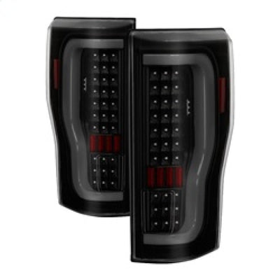 SPYDER xTune 17-18 Ford F-250 Super Duty (Excl LED Models) LED Tail Lights-Blk Smk (ALT-ON-FS17-LBLED-BSM) 9041617