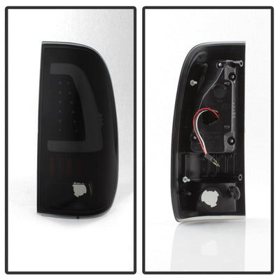 SPYDER xTune 97-03 Ford F-150 Light Bar LED Tail Lights - Black Smoke (ALT-ON-FF15097-LBLED-BSM) 9038501