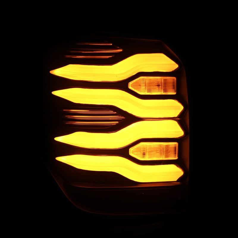 AlphaRex 10-24 Toyota 4Runner LUXX-Series LED Tail Lights Black