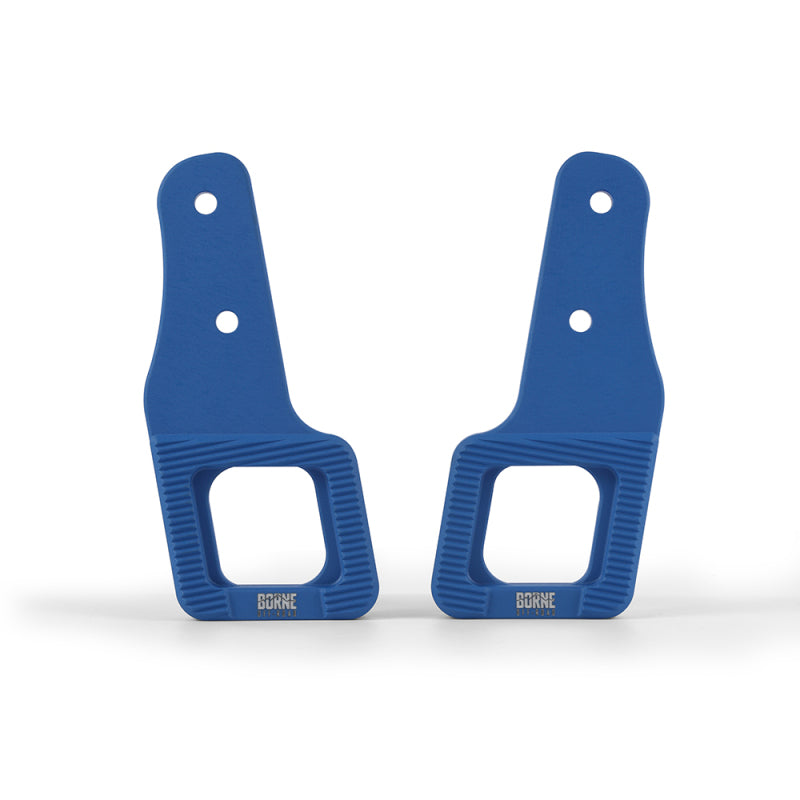 Borne Off-Road 2017+ Ford Raptor / 2009+ Ford F150 Borne Off-Road Billet Tow Hooks - Blue BNTH-F150-17BL