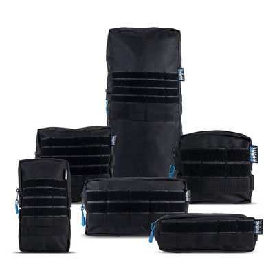 Borne Off-Road Molle Pouch Set - 6-Pack BNMP-B-002
