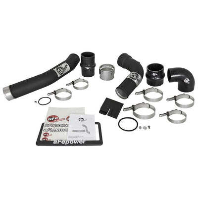 aFe Bladerunner 3in Hot and Cold Side Black Intercooler Tubes 2017 Ford Diesel Trucks V8 6.7L (td)