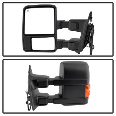 SPYDER Xtune Ford Superduty 08-15 L&R Extendable Power Heated Adjust Mirror Amber MIR-FDSD08S-PW-AM-SET 9935756