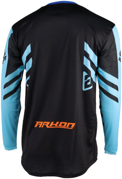 Answer 24 Arkon Nitrus Jersey Blue/Black/Hyper Orange Youth - XS 442626