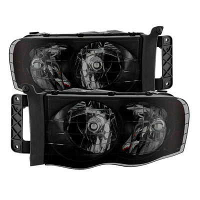 SPYDER Xtune Dodge Ram 1500 02-05 Amber Crystal Headlights HD-JH-DR02-AM-BSM 9030352