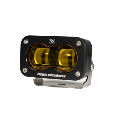 Baja Designs S2 SAE LED Auxiliary Light Pod Pair - Amber