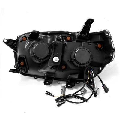 AlphaRex 10-13 Toyota 4Runner NOVA LED Proj Headlights Plank Style Alpha Black w/Seq Signal/DRL 880758 *Discontinued