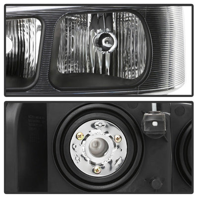 SPYDER xTune 03-17 Chevrolet Express 1500 OEM Style Headlights - Black (HD-JH-CEX03-OE-BK) 9042485