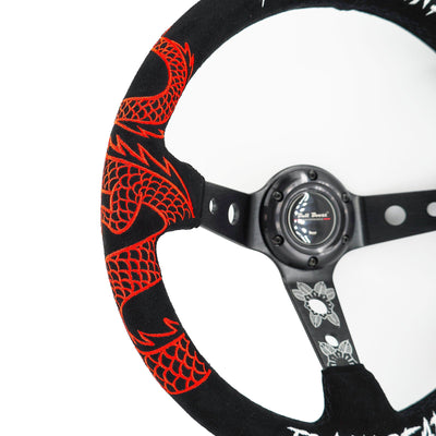 Track Ready Steering Wheel + Hub Adapter for Toyota Chaser KE70 AE71 AE82 AE86 Supra Corolla